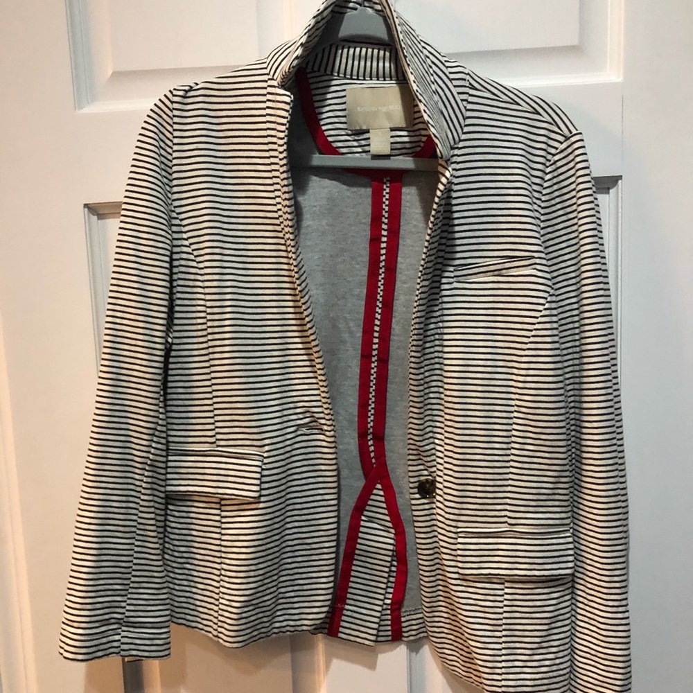 Banana Republic striped blazer